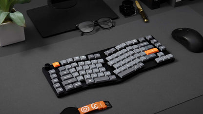 Keychron K15 Max (Alice Layout) QMK Wireless Custom Mechanical Keyboard Low Profile Gateron Switch Double-shot PBT Keycaps