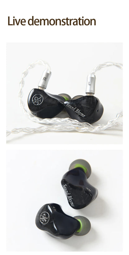 Son Rhyme SR5S Knowles 4Ba + 1Dd hybride écouteur 2Pin 0.78mm Hifi Audiophile dans l'oreille moniteur Iems avec câble modulaire 3.5Mm/4.4Mm