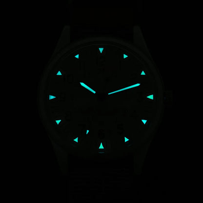 Militado ML07 Quartz Watch VH31 Movement Sapphire Crystal Military Watch 100m Waterproof High Clear AR Coating Luminous Watch