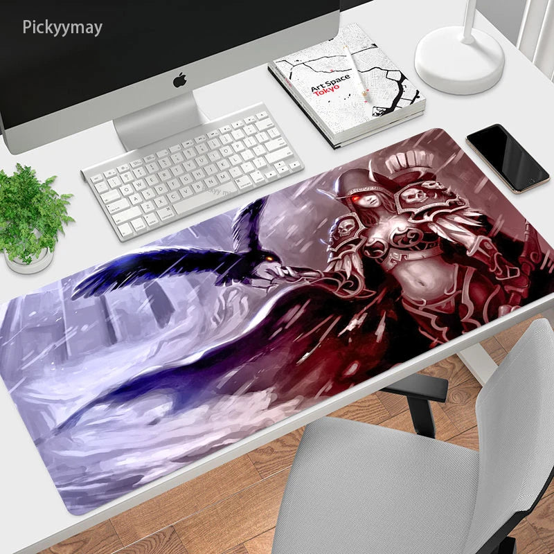 World Of Warcraft Mouse Pad Computer Laptop Mouse Mat Large Mousepad Keyboards Table Carpet  Gaming Desk Play Mats Locking Edge