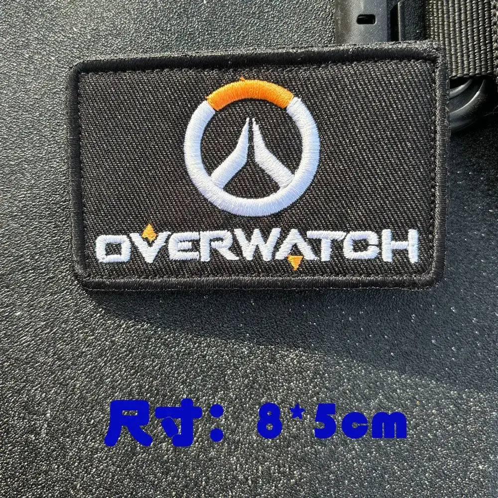 Anime Overwatch DVA Armband Patch Cosplay Backpack Applique Decoration Patches Clothing