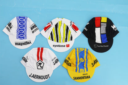 Retro cycling Cap Menand Women Team bike hat Multiple style options Headdress Breathable MTB cycling biking cap sports Pro brand