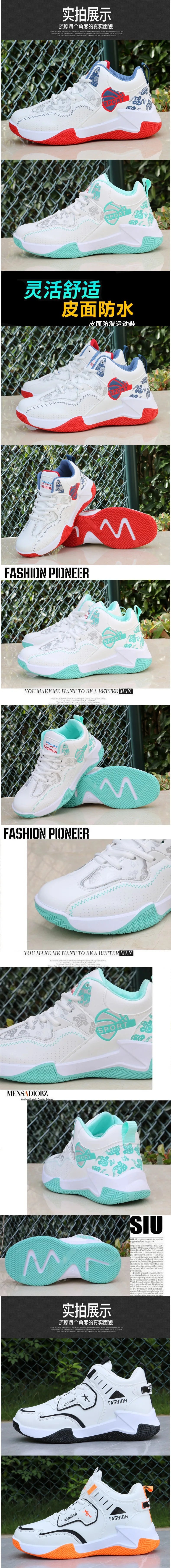 Verkauf von Basketballschuhen für Herren, High-Top-Sportschuhe für Outdoor, gepolstert, Herren-Sportschuhe, bequeme weiße Sneaker, Zapatillas