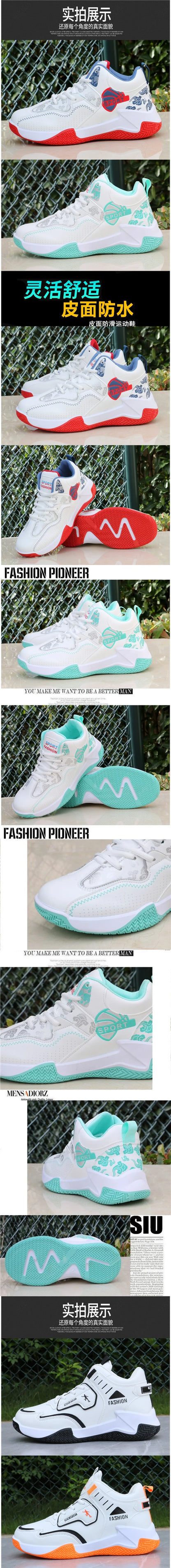 Verkauf von Basketballschuhen für Herren, High-Top-Sportschuhe für Outdoor, gepolstert, Herren-Sportschuhe, bequeme weiße Sneaker, Zapatillas