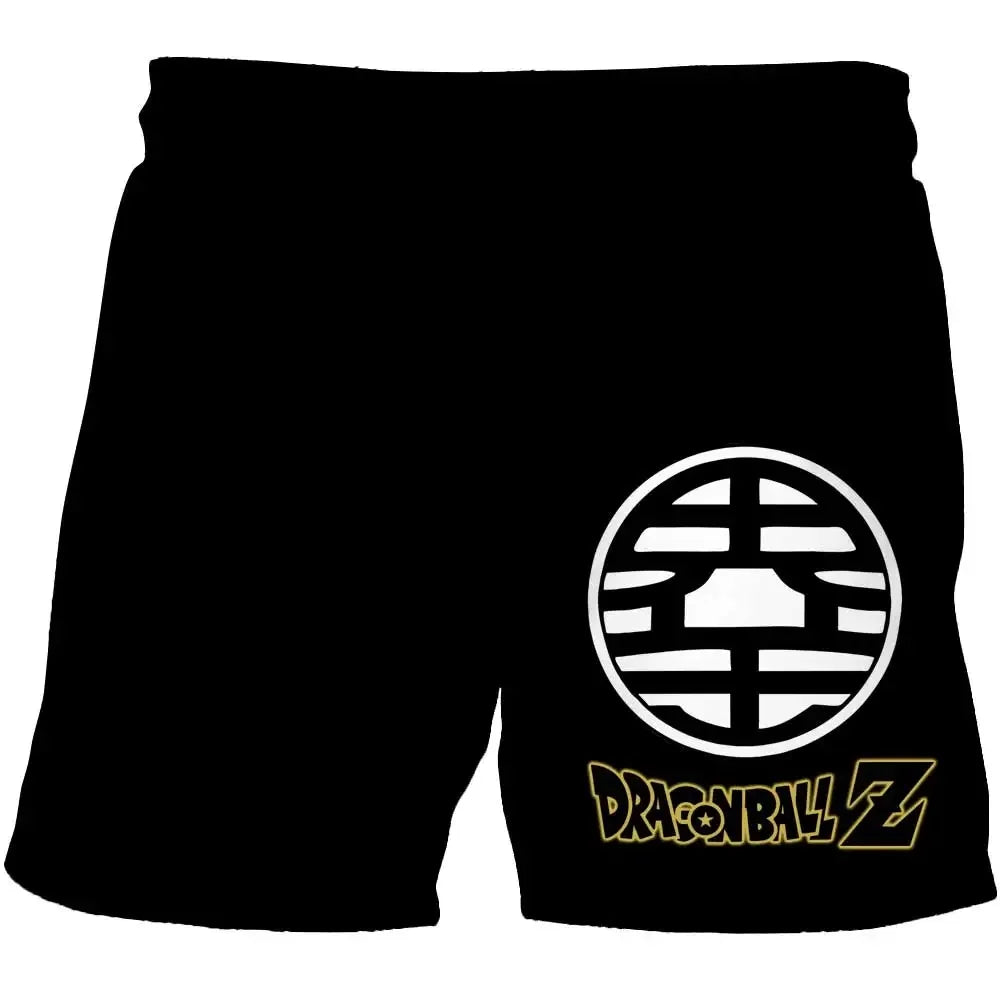 2026 Cartoon Dragon Ball Z Children's Boys' Shorts Beach Pants Summer Cartoon Cute Boys Beach Pants Comfortable and Breathable