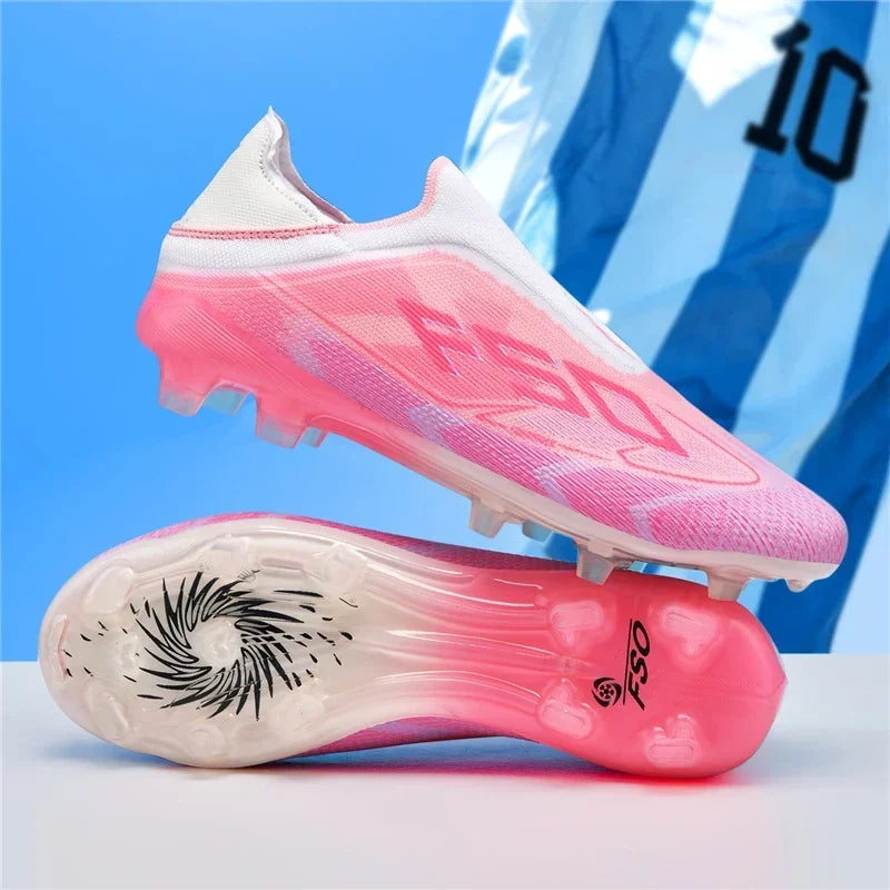 Nouvelles chaussures de football pour hommes, chaussures de football respirantes à haute cheville, ultralégères, antidérapantes, chaussures de sport de haute qualité, pour match en plein air