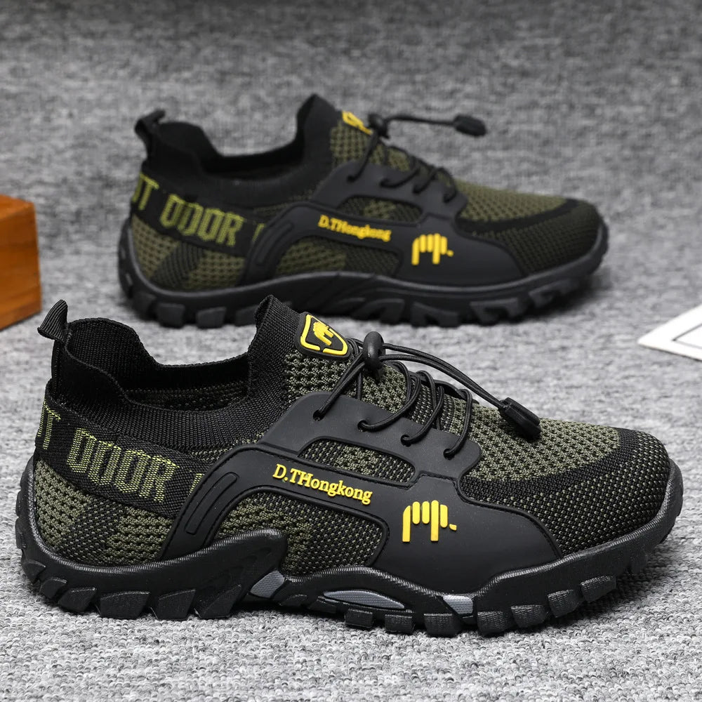 Chaussures décontractées d'été respirantes pour hommes, chaussures de sport pour hommes, confortables et légères, chaussures de sport d'extérieur
