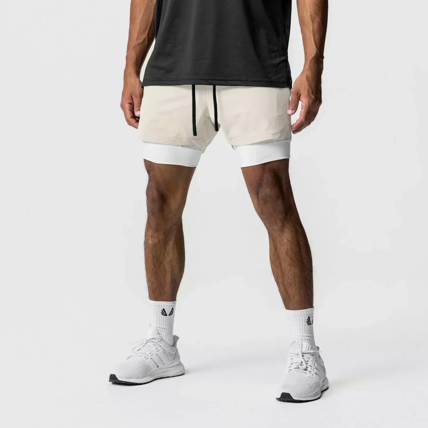 2026 Dragon Ball Anime Men's Shorts Sportswear Quick Dry Gym Pants Double-layer 2 in 1 Shorts Y2k Summer Breathable Streetwear