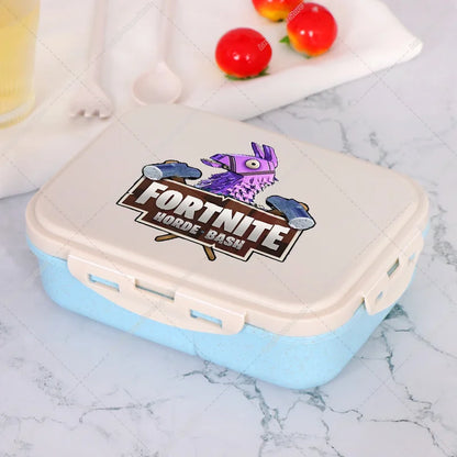 Fortnites Bento Lunch Box Anime Fortress Night Food Storage Containers Kids School Picnic Lunchbox Office Dinner Case Gift 2025