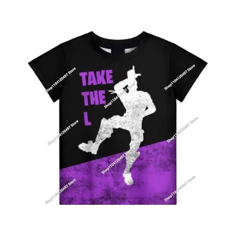 Autumn New Sweatshirt T-shirt  Fortnite 3D Digital Printing Loose Comfortable Hooded Pullover