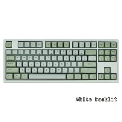 HEXGEARS M2 Mechanical Keyboard 87key Hot Swap PBT Gasket Structure White Backlit Macro Defined Gaming Mechanical Keyboard