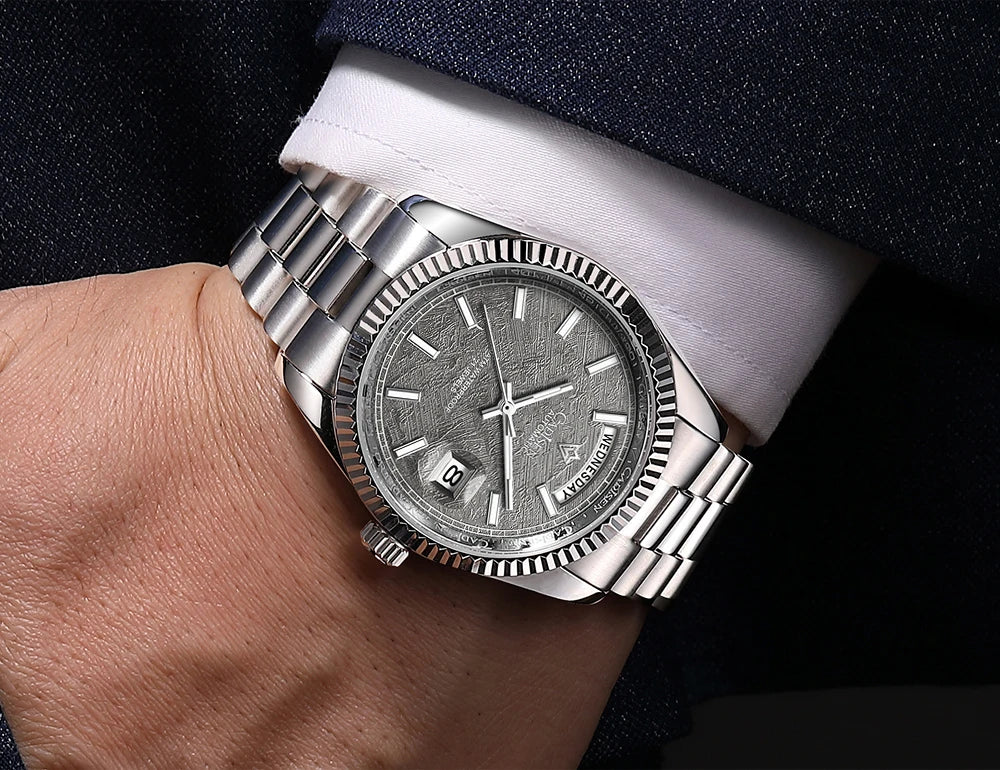 CADISEN DD40 Men's Watches Luxury Automatic Watch Men AR Sapphire Glass Mechanical Wristwatch Men 10Bar MIYOTA 8285 Movement 2023 New