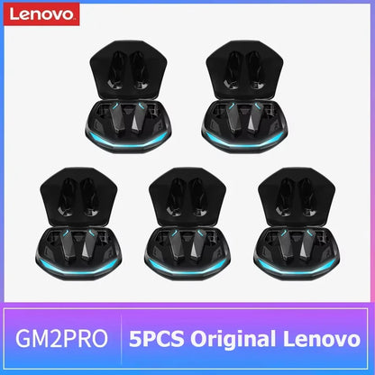 Lenovo GM2 Pro TWS Wireless Earbuds Bluetooth 5.3 – Touch Control HD Earphones with Mic, Waterproof Sports Headphones