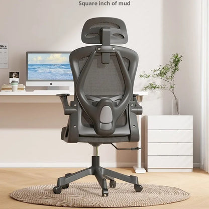 Ergonomic Gaming Chair with Adjustable Height, Comfort Support Cushion, Office Desk Chair for Home, Dorm, Gaming, and Long Hours Use