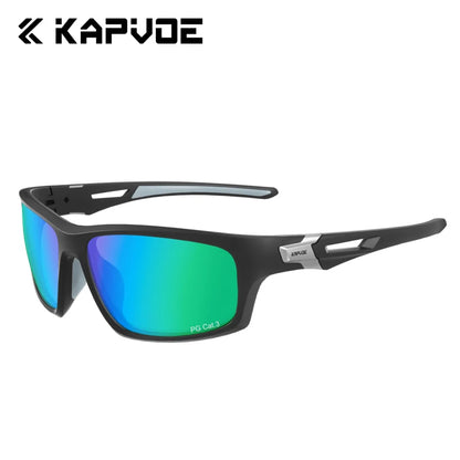 Kapvoe Polarized Hiking Eyewear Sunglasses for Men UV400 Lens Sunglasses Glasses PC Lens Glasses HD Lens Outdoor Sunglasses 2026