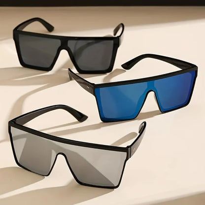 2-4PCS Oversize frame One-piece Goggle Men Woman Sunglasses Interior Accessory Protective Gears Anti Glare Car Driving Glasses