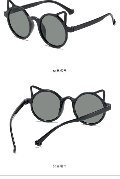 2023 New Cat's ears cat-ear shaped  Children's Sunglasses Fashion Personality Sunglasses UV Protection Cute Baby
