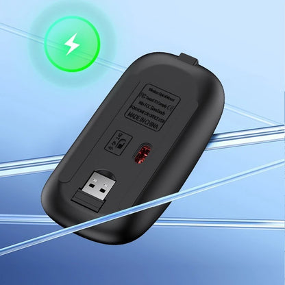 Set tastiera e mouse JOMAA Bluetooth & 2.4G USB per laptop, computer e iPad, combo tastiera e mouse wireless ricaricabili silenziosi