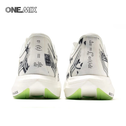 ONEMIX Neue Marathon-Laufschuhe mit Nylon-Carbonplatte, stoßdämpfende Profi-Rennschuhe mit stabiler Unterstützung, ultraleichte Rebound-Sneaker