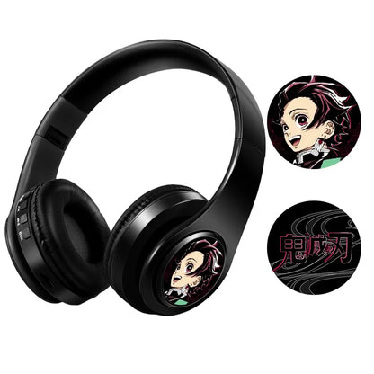 Fate Grand Order Jeanne d'Arc Anime Bluetooth Headphones Wireless Gaming Headset with Microphone, Stereo Sound, Silent Disco Earphones