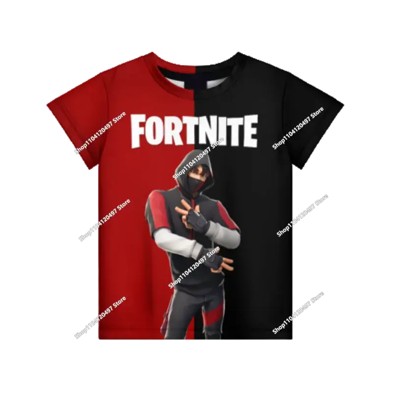 Autumn New Sweatshirt T-shirt  Fortnite 3D Digital Printing Loose Comfortable Hooded Pullover