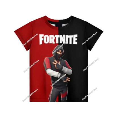 Autumn New Sweatshirt T-shirt  Fortnite 3D Digital Printing Loose Comfortable Hooded Pullover