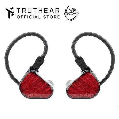 TRUTHEAR x Crinacle ZERO:RED Dual Dynamic Driver In-Ear Wired Audiophile Earphones 0.78 2Pin HiFi Earphones