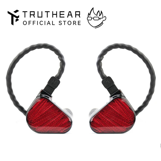 TRUTHEAR x Crinacle ZERO:RED Dual Dynamic Driver In-Ear Wired Audiophile Earphones 0.78 2Pin HiFi Earphones