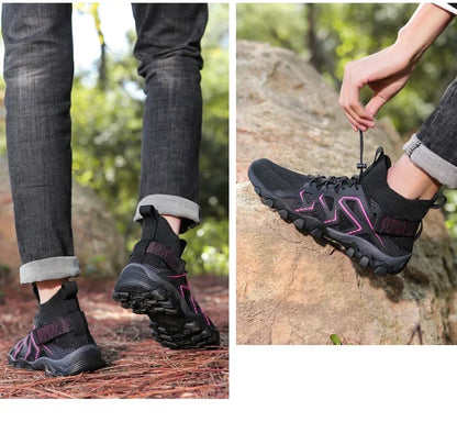 Unisex Breathable Quick Drying Fishing Water Sport Shoes Summer Upstream Barefoot Aqua Boots Outdoor Non-Slip Women Beach Shoes