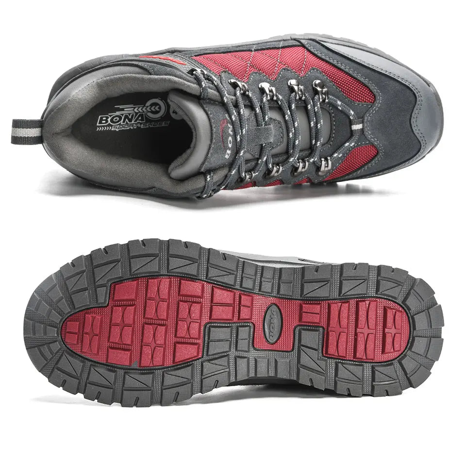BONA New Designers Turistické boty Trekingové tenisky Pánské boty Pánské trekingové boty Chůze Mansculino Rybaření Kempování Boty na jogging