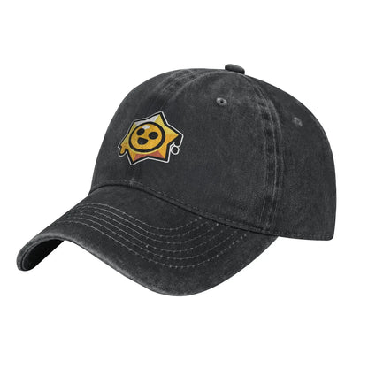 player B-Brawls Baseball Caps Retro Distressed Washed  Sun Cap Unisex Style Outdoor Running Golf  Adjustable Hats Cap