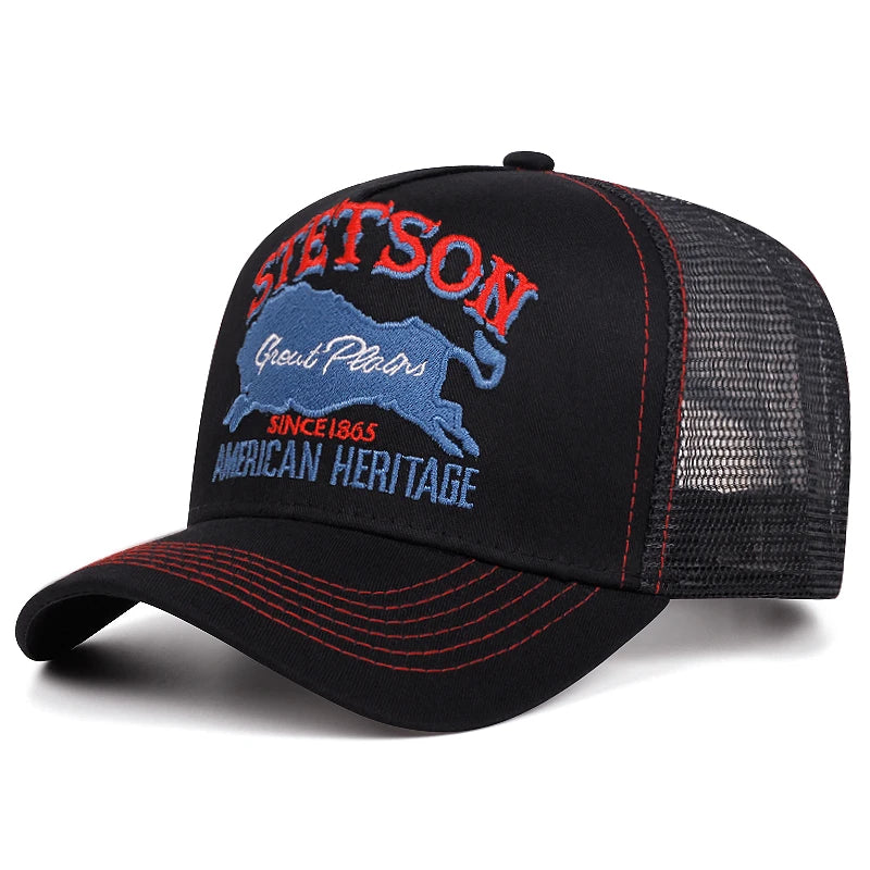 Casquette personnalisée « New Truck » STATION, casquette en maille Blue Bull, casquette urbaine pour homme (Hip-Hop), casquette de baseball pour femme, casquette anti-soleil pour les trajets quotidiens