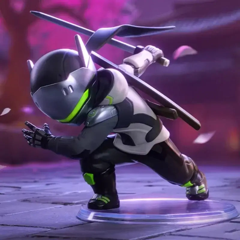 POP MART Seria Overwatch „Play of The Game” – Cutie surpriză originală cu conținut aleatoriu – Figurine drăguțe de anime, ornamente și figurine de acțiune