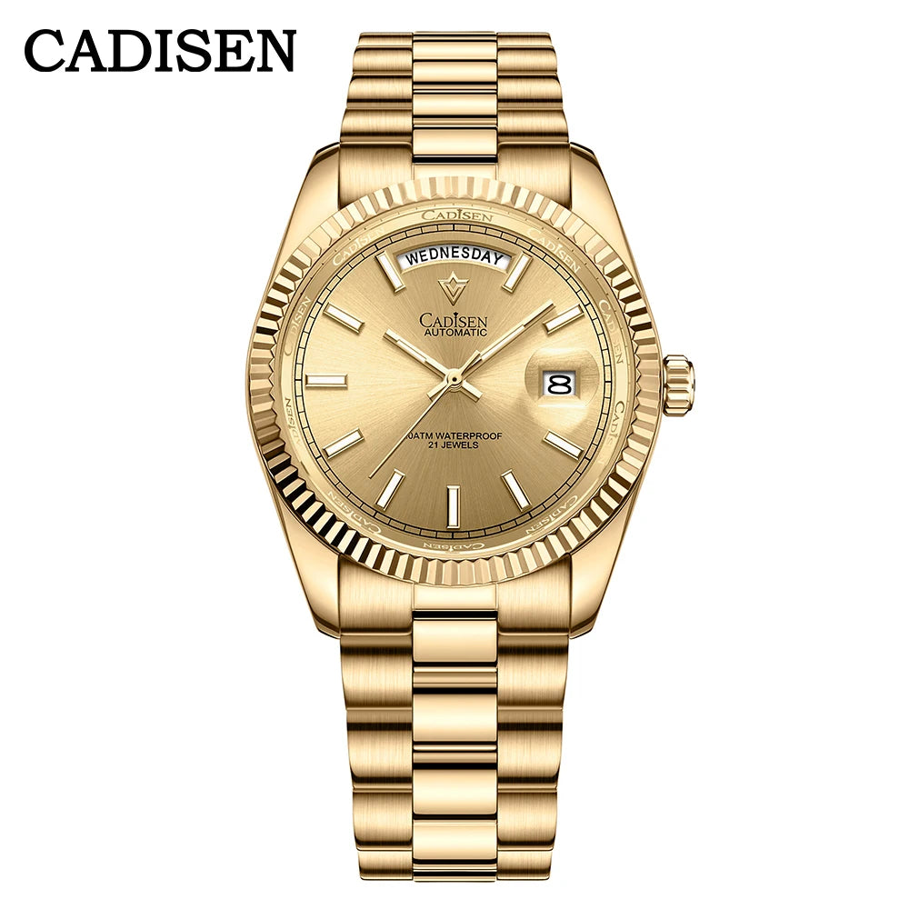 CADISEN DD40 Men's Watches Luxury Automatic Watch Men AR Sapphire Glass Mechanical Wristwatch Men 10Bar MIYOTA 8285 Movement 2023 New