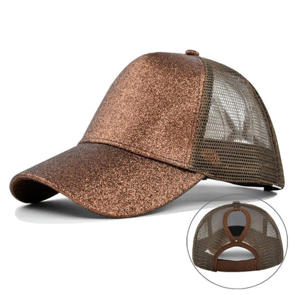 2023 Women Summer Ponytail Baseball Cap Cotton Camouflage Print Mesh Hat Adjustable Sports Golf Hat Girl Outdoor Casual Sun Hat