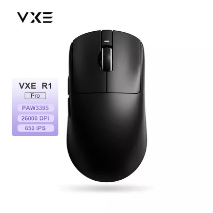 Mouse gaming wireless ATK VXE Dragonfly R1 Pro MAX PAW3395 R1 SE Plus personalizzato per eSport FPS, ricaricabile e leggero