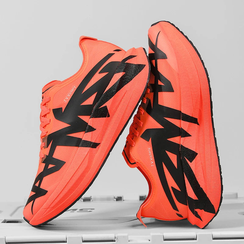 Men's Sports Shoes, Casual Running Shoes, Unisex Jogging Shoes, Popcorn Outsole, Lightweight Breathable Sports Shoes, Women's Non-Slip Shock-Absorbing Athletic Running Shoes Size 34-44