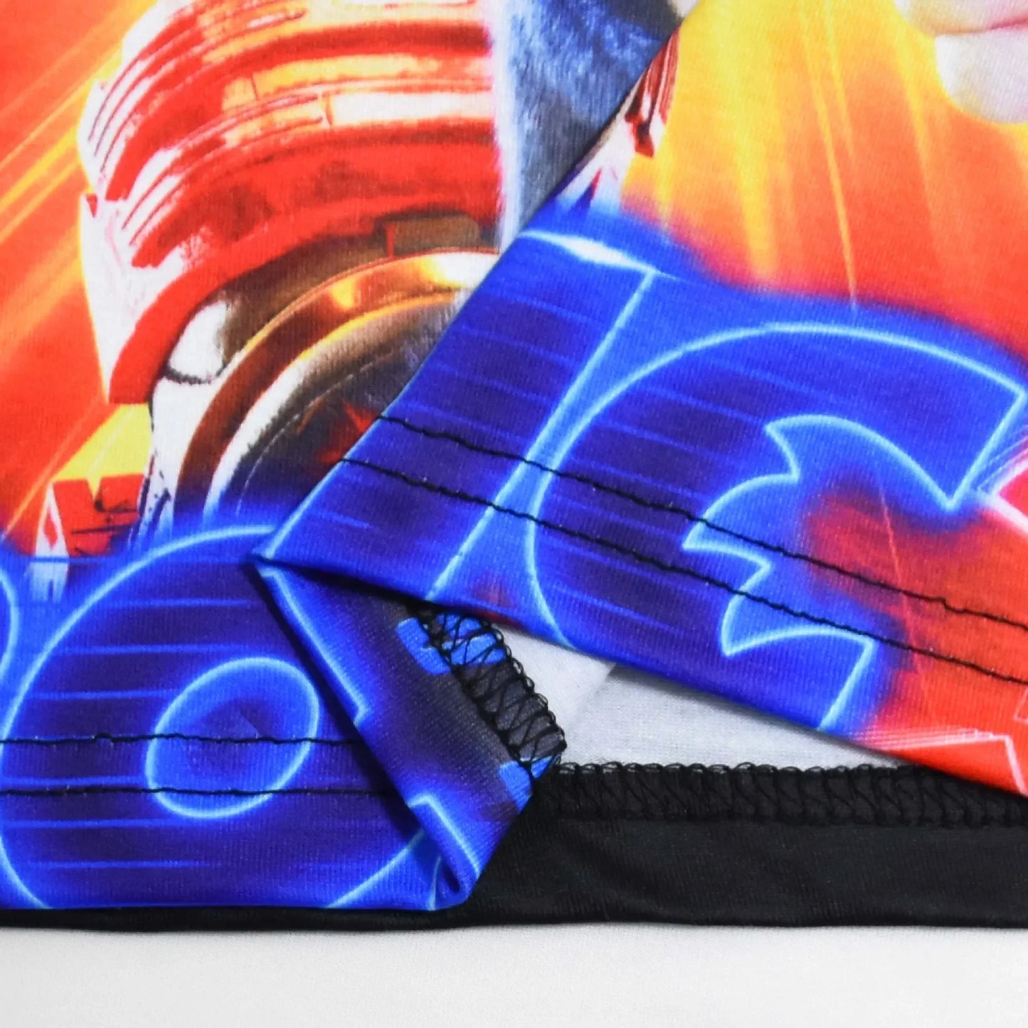 Game Character Super Sonic-Sonic the Hedgehog Medium and Big Kids Summer Dress Casual Short Sleeve T Crew Neck Top Kids Gifts