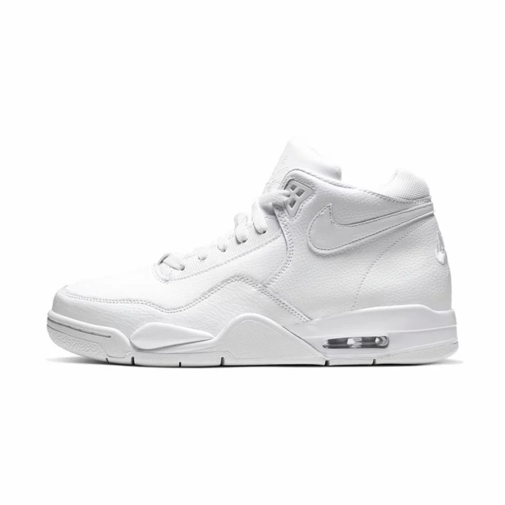 „Nike Flight Legacy Classic Style“ vidutinio aukščio retro krepšinio bateliai, unisex, raudoni/balti, BQ4212-100