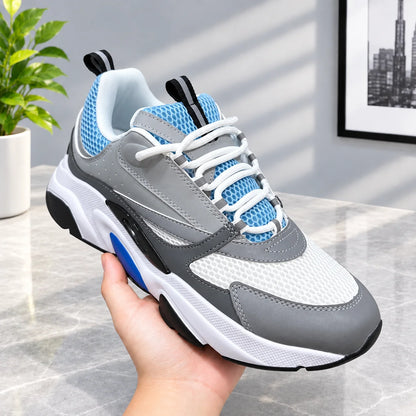 Chaussures décontractées pour hommes B22, chaussures de couple, chaussures en maille pour femmes, baskets basses de créateur, chaussures classiques tendance, chaussures de sport pour l'entraînement