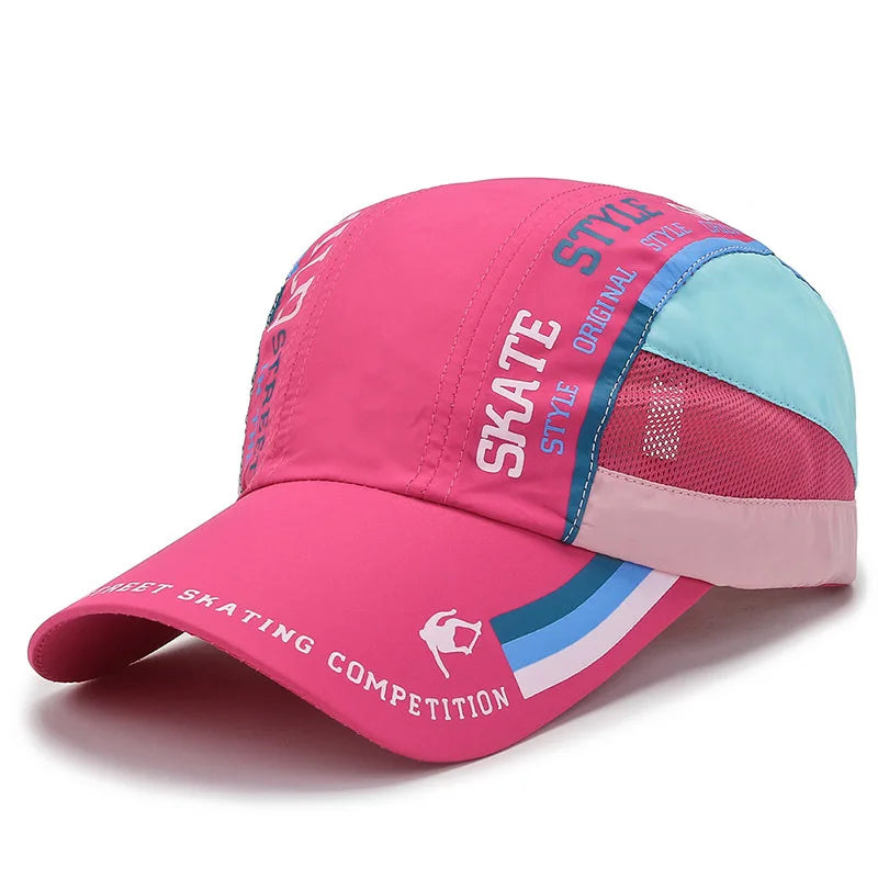 New Summer Quick Drying Thin Breathable Baseball Cap Men Women Sport Outdoor Hiking Climbing Cycling Fishing Run Hat Bone