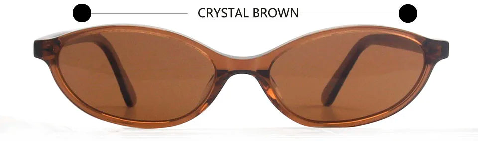 Trendy Acetate Small Oval Sunglasses Women 90'S Outfit Vintage Sun Glasses for Men Fashion Polarized Glasses  UV400 Protection