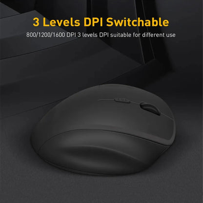 Rechargeable Bluetooth Wireless Mouse 4000 DPI Silent Wireless Mouse, Dual Mode Bluetooth & 2.4G USB Wireless Mouse for MacBook, PC & Laptop