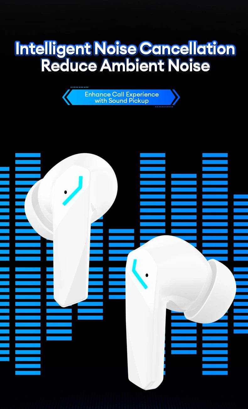 Lenovo GM2 Pro TWS Wireless Earbuds Bluetooth 5.3 – Touch Control HD Earphones with Mic, Waterproof Sports Headphones