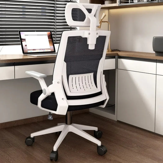 Ergonomic Computer Office Chair with Adjustable Height, Swivel Rolling Desk Chair, Comfortable Home Office Chair for Students, Work & Gaming