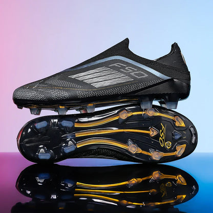New Men's Football Boots Turf Comfortable Soccer Shoes Sport Fg Grass Cleats Futsal Non Slip Outdoor Adult Ultralight Non-Slip