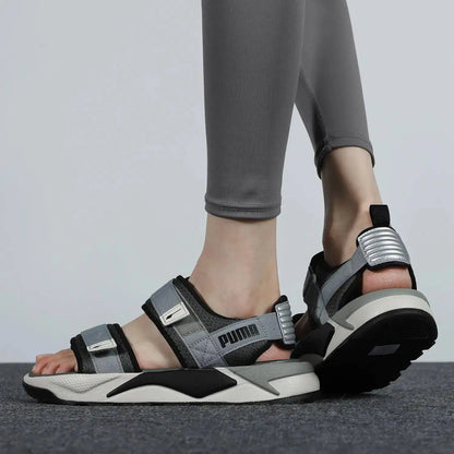 Nouvelles sandales Puma pour hommes et femmes, chaussures de plage décontractées et à la mode pour voyages en plein air, sandales pour couple 374862-04