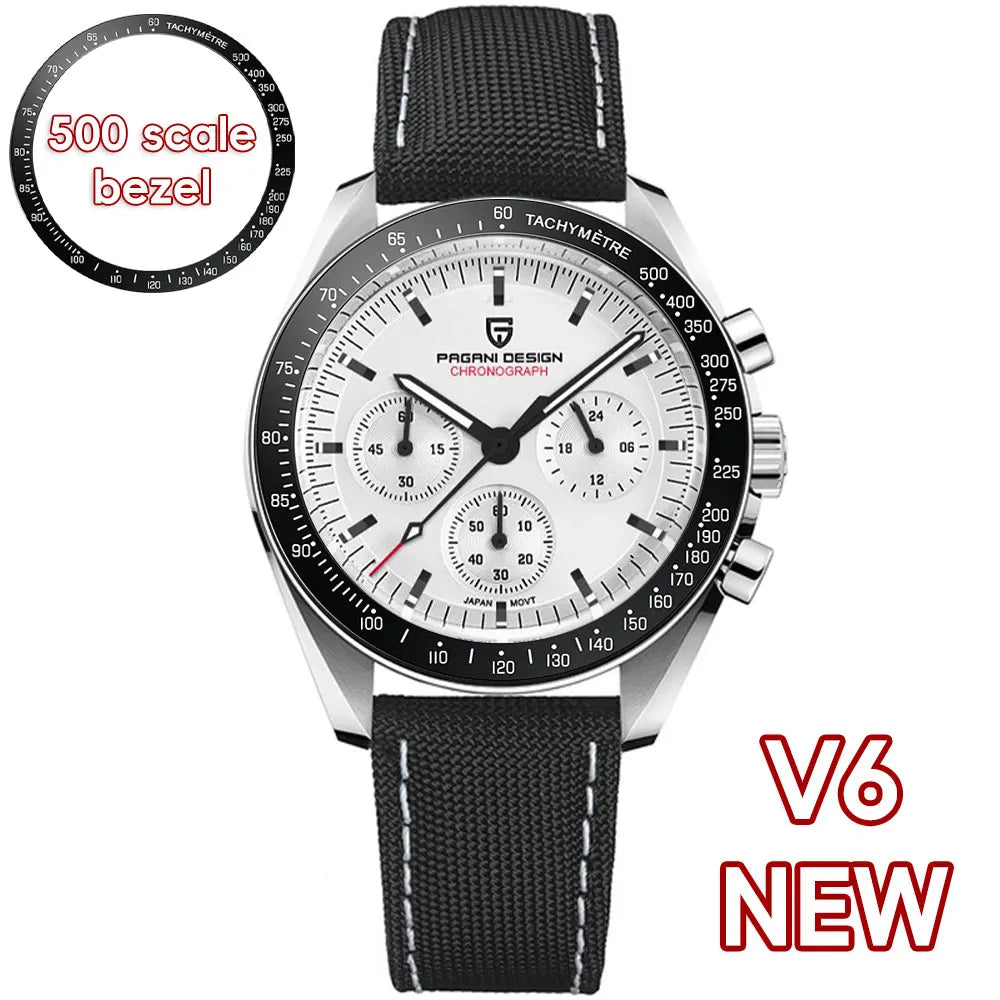 PAGANI DESIGN PD1701 Tribute to CK2998 Moon Watch Retro Quartz Watch For Men AR Sapphire crystal Sport Chronograph Man 2026 New