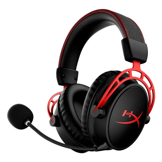 HyperX Cloud Alpha Wireless Gaming Headset with 300 Hour Battery, Dual Chamber Drivers, DTS Spatial Audio, Detachable Noise Cancelling Mic