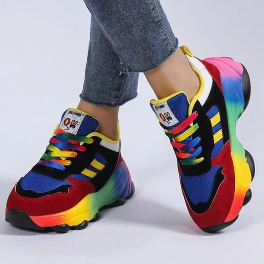 Women Sport Sneaker Tennis Running Shoes Female Casual Platform Fashion Footwear Basket Comfortable Elegant Athletic Trend